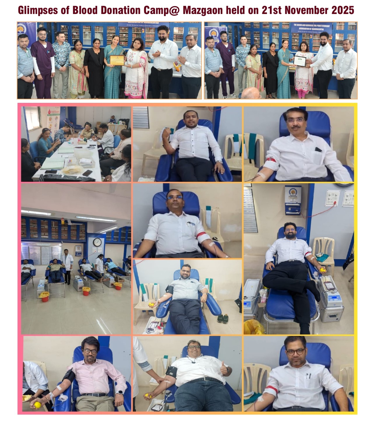 Glimpses of Blood Donation
